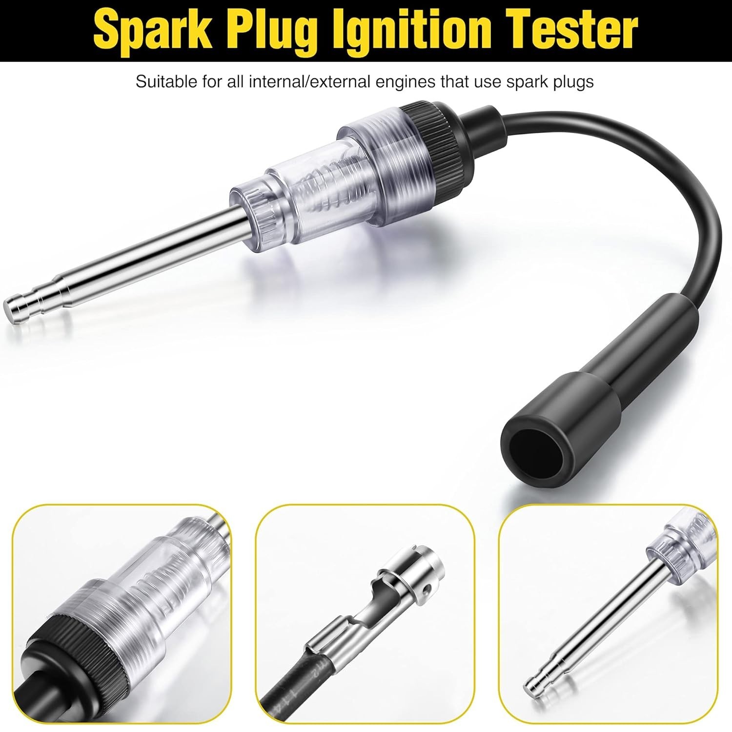 Universal Engine Testing Tools with Cylinder Pressure Gauge