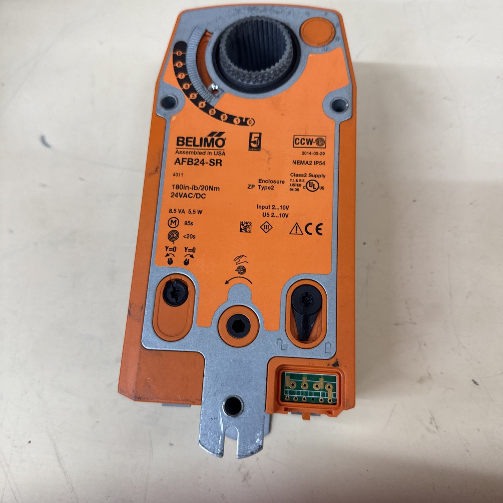 Belimo AFB24-SR Spring Return Fail-Safe Proportional Damper Actuator