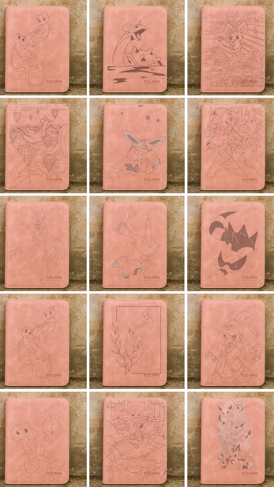 pokemon Laser Engraved Mimikyu Binder(Made To Order)