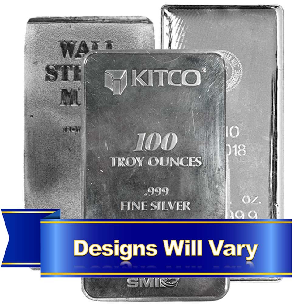 100-oz Generic Silver Bar .999 Fine Secondary Market