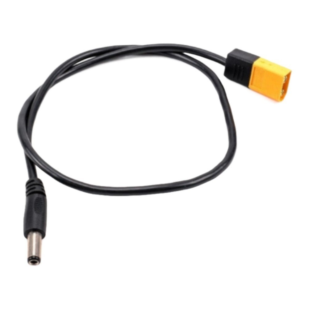 Power Cable For XT60 to DC 5 5 for 2 5 and 5 5 for 2 1mm Adapter with Elbow