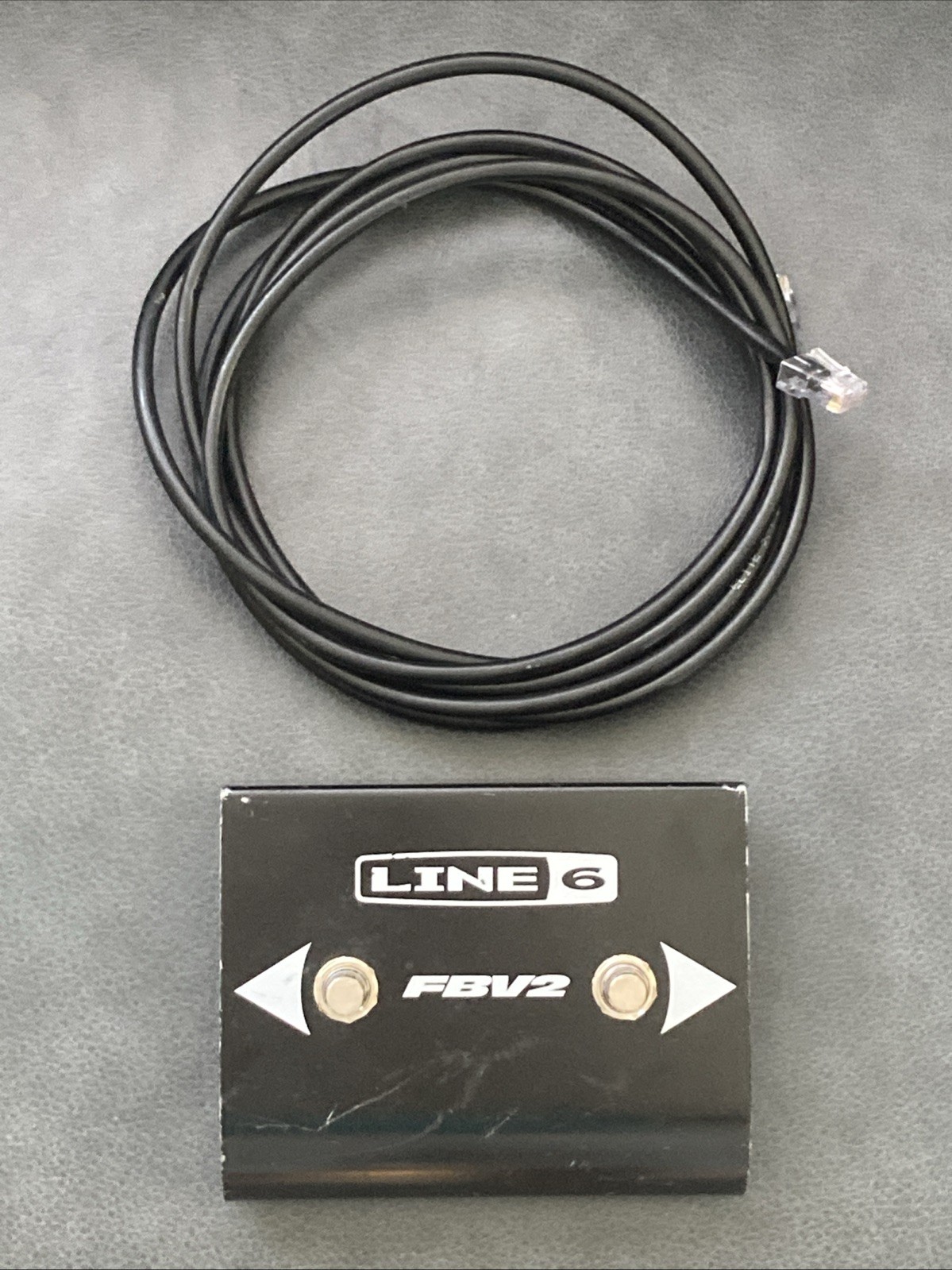 Line 6 FBV2 2-Button Footswitch Foot Switch Controller with Cable for Guitar Amp
