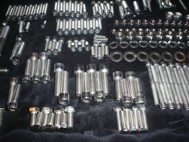 Bmw Airhead /5 R50 R60 R75 Polished Stainless Bolt Screw Kit Set