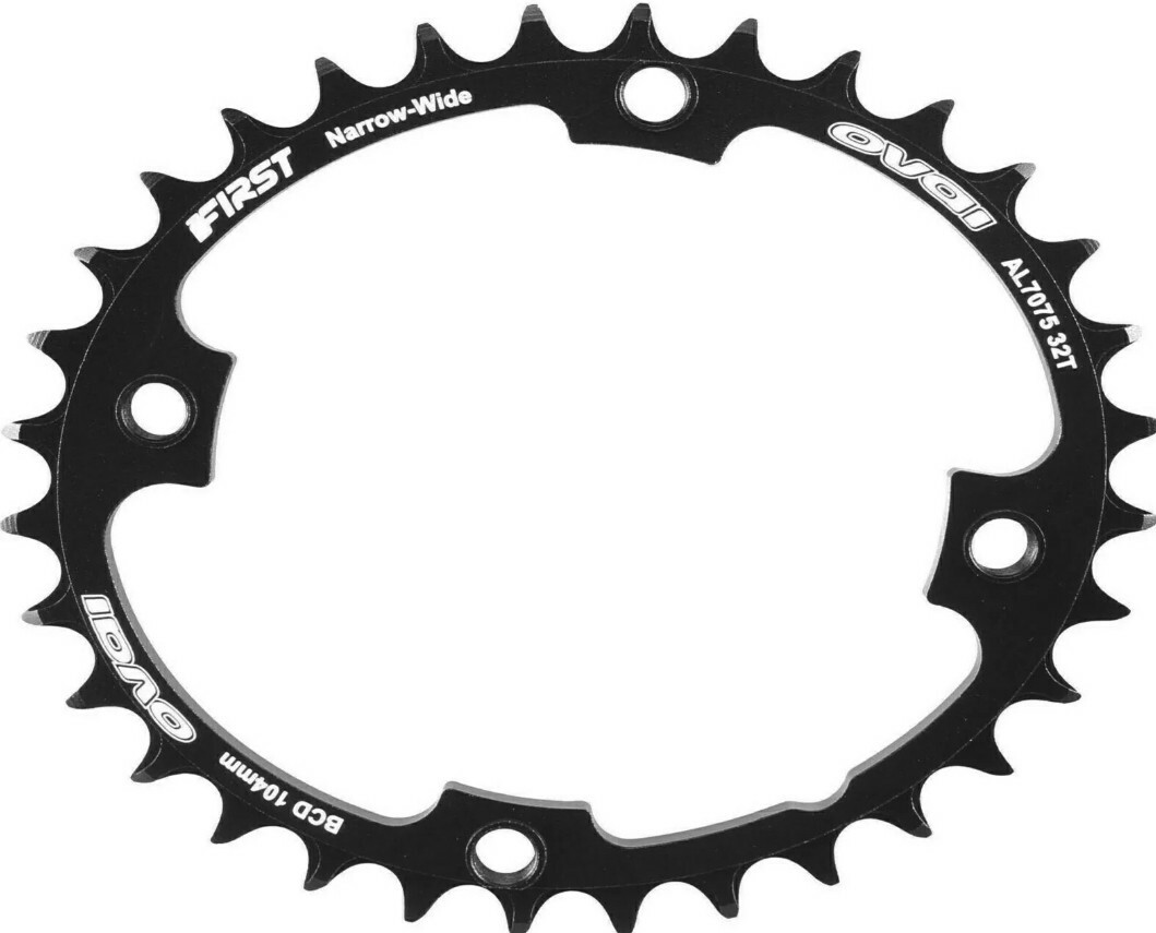 FIRST Oval AL7075 Narrow Wide Single Chainring BCD 104mm