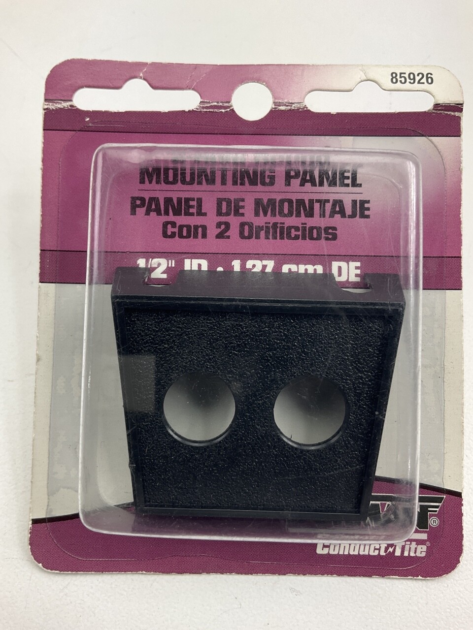 Dorman 85926 - 2 Hole Toggle Switch Mounting Panel For 1/2" ID Switches