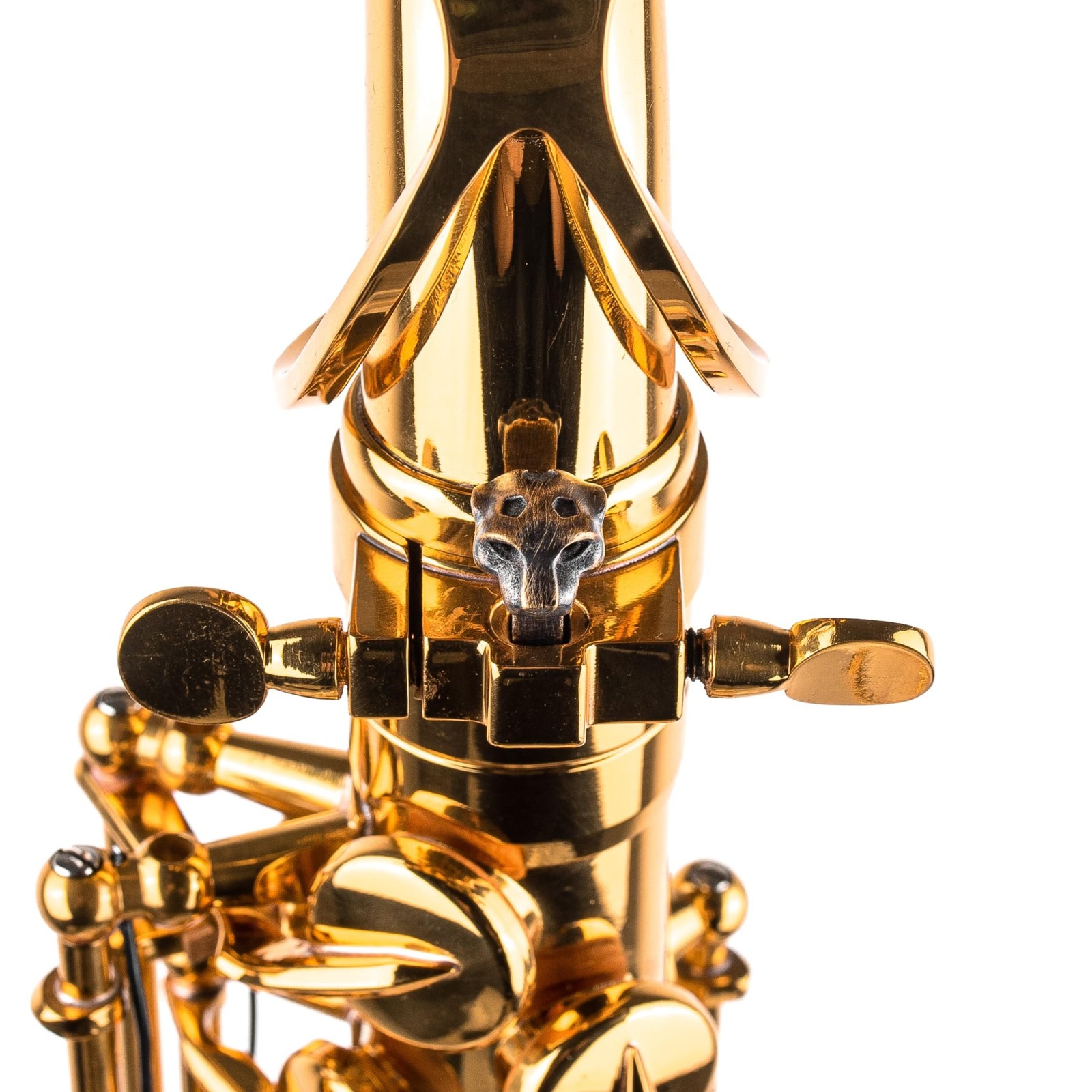 KGUBrass Sax Sound Booster Panther Bronze