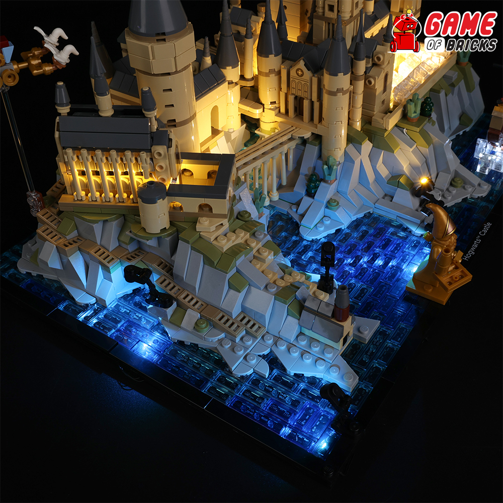 Light Kit for Hogwarts Castle and Grounds Compatible with LEGO® 76419 (Classic)