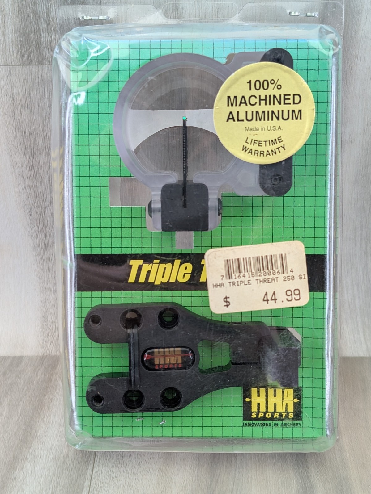 HHA Sports Triple Threat Bow Archery Sight T250 New Old Stock USA T-250 SeePics