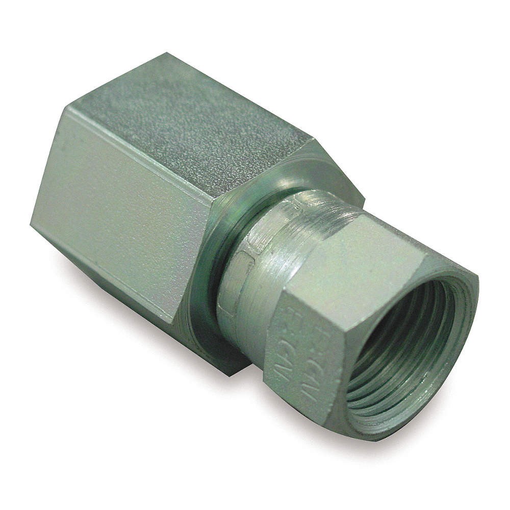 AEROQUIP 2242-6-6s Hose Adapter,3/8",NPTF,3/8",JIC 4VPT4