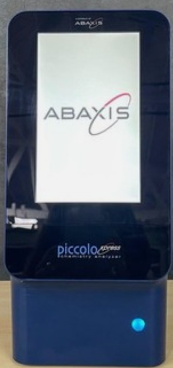 ABAXIS PICCOLO GEN 2 BLOOD CHEMISTRY ANALYZER - with CD's & accessories