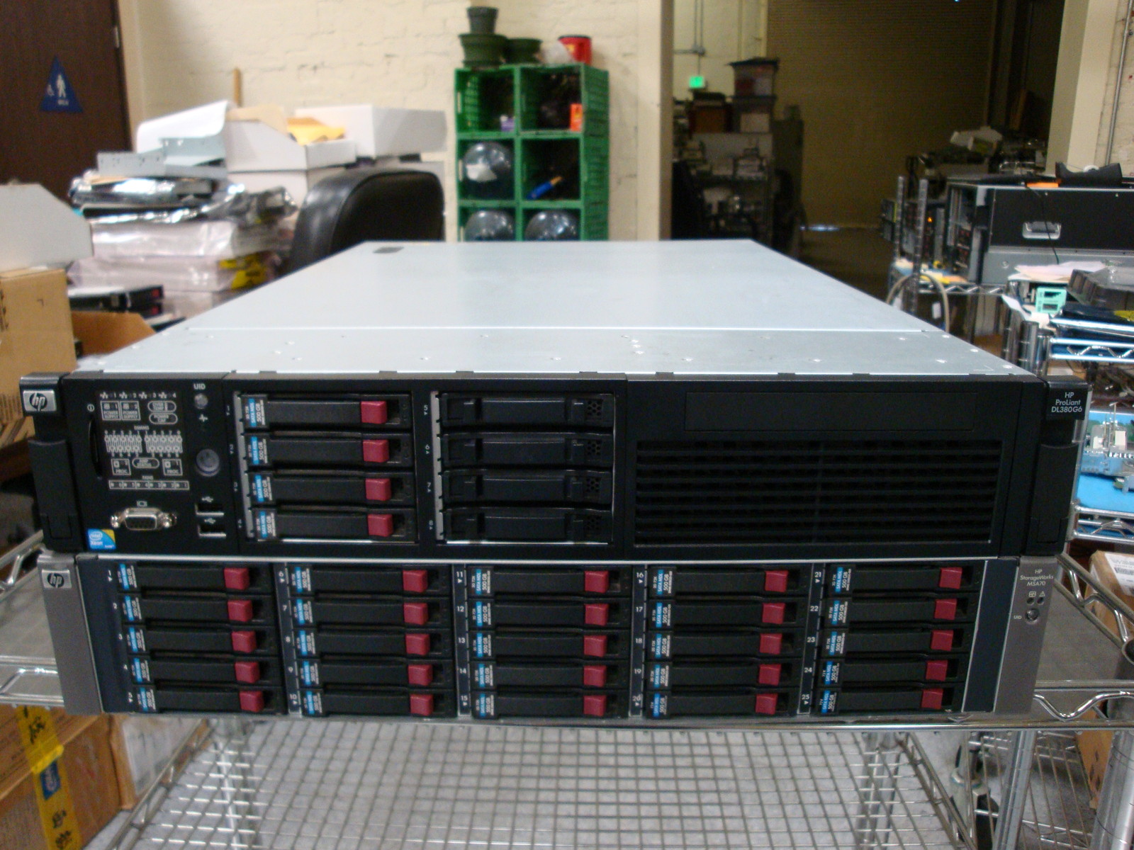 HP DL380 G6 14.5TB  2 Xeon 2.26GHZ 5520 24GB RAM P410i SAS 418800-B21 480394-001