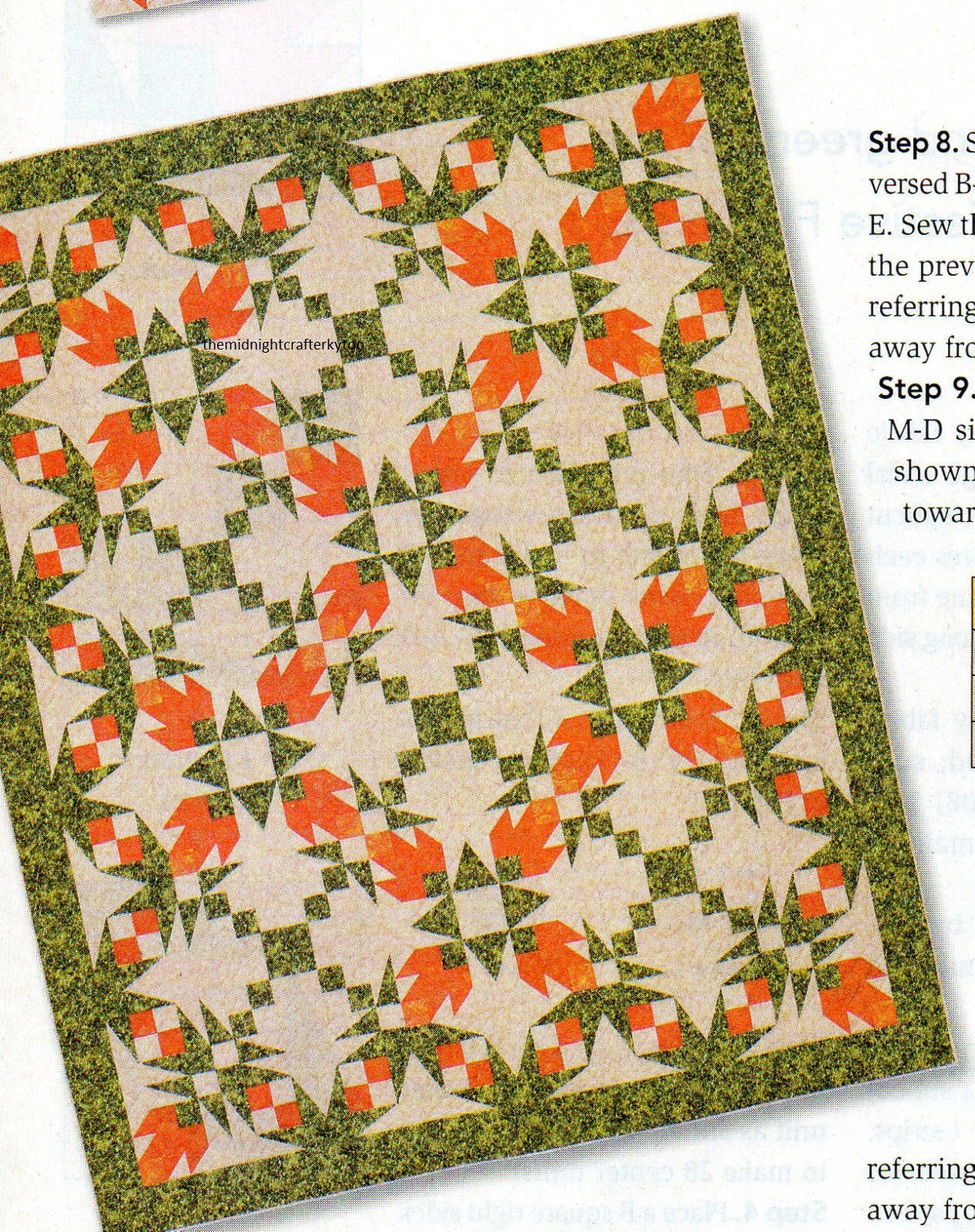 Festive Flowers Quilt Pattern Pieced RM