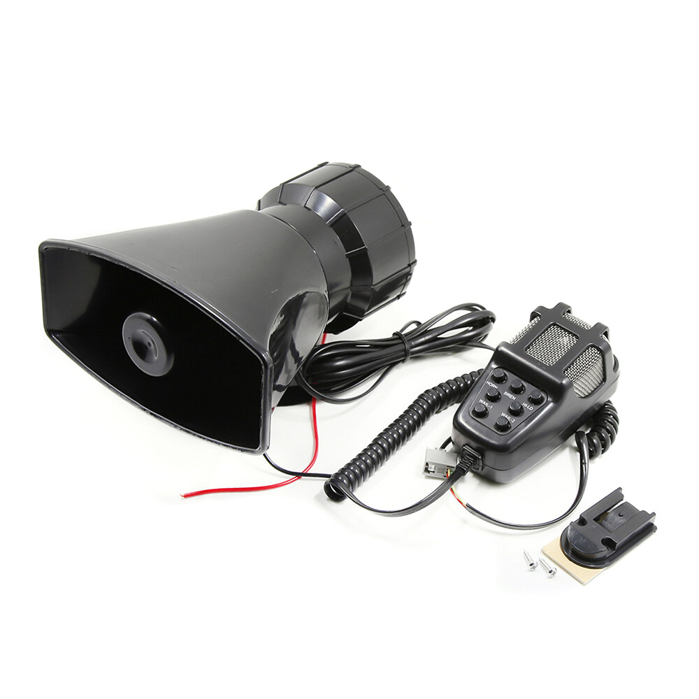 Car Megaphone 5 Tone  Horn  110dB Loud Speaker Fire  Ambulance B8R4