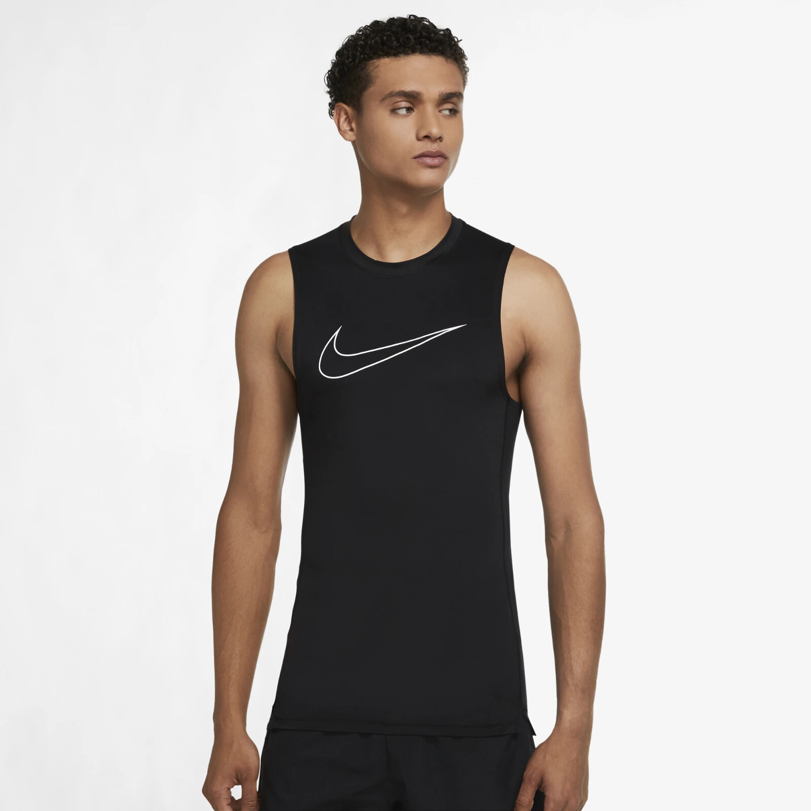 Nike Pro Men's Tight-Fit Sleeveless Top, Dri-FIT ,DD1989-010, Black, Size XL