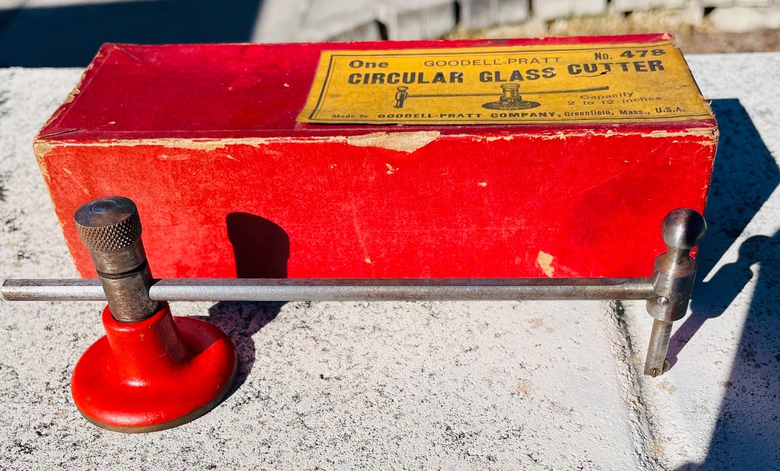 Goodell Pratt No.478 Circular Glass Cutter