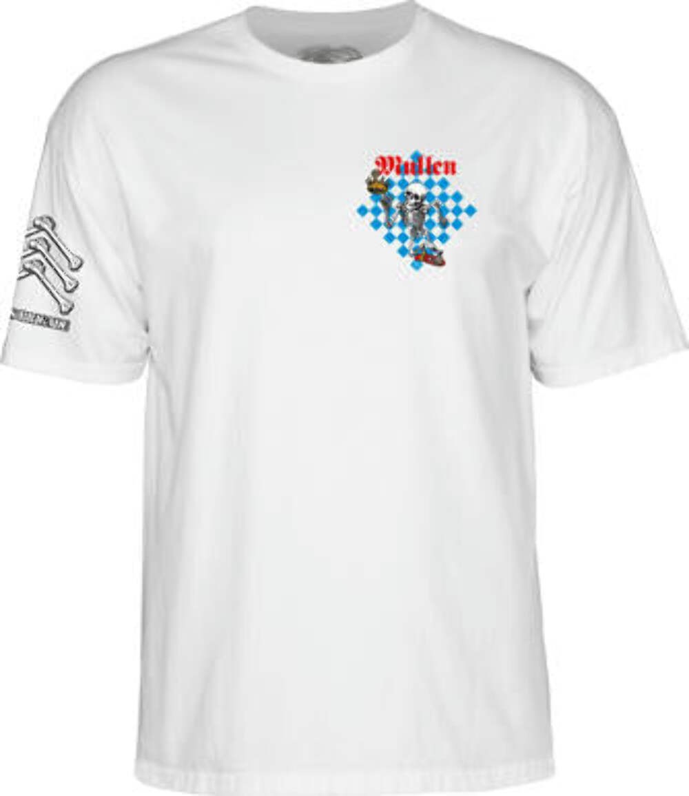 Powell Peralta Bones Brigade Rodney Mullen T-Shirt Old School (White)