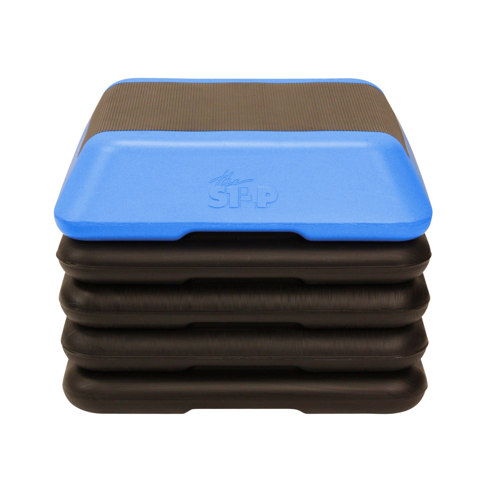 Adjustable High Step Aerobic Platform with 4 Risers, Home Gym Workout Equipme...