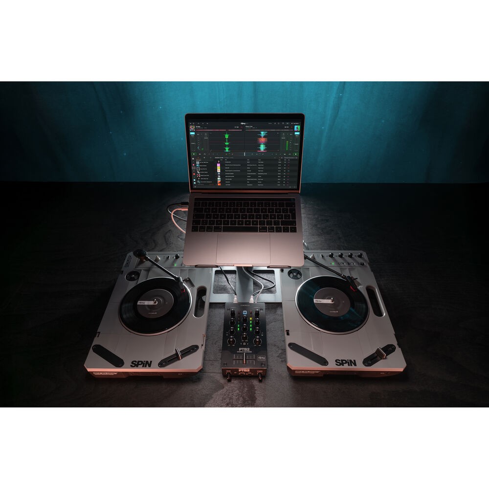 Reloop PTB-2 Portable 2+1-Channel DJ Mixer with DVS and Bluetooth Interface