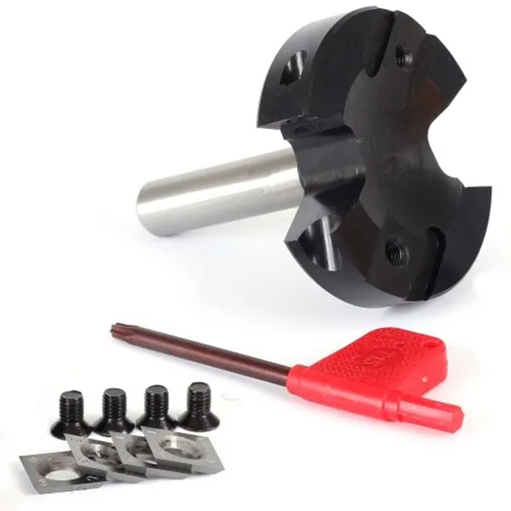 2-1/2" Diameter Spoilboard Surfacing Router Bit - 2+2 Cutter - 1/2" Shank