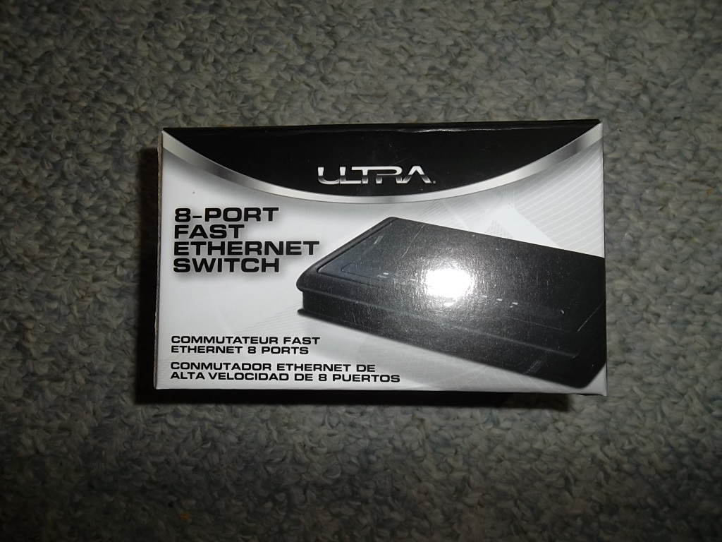 Ultra 8-port Fast Ethernet Switch Model Number: U12-42526
