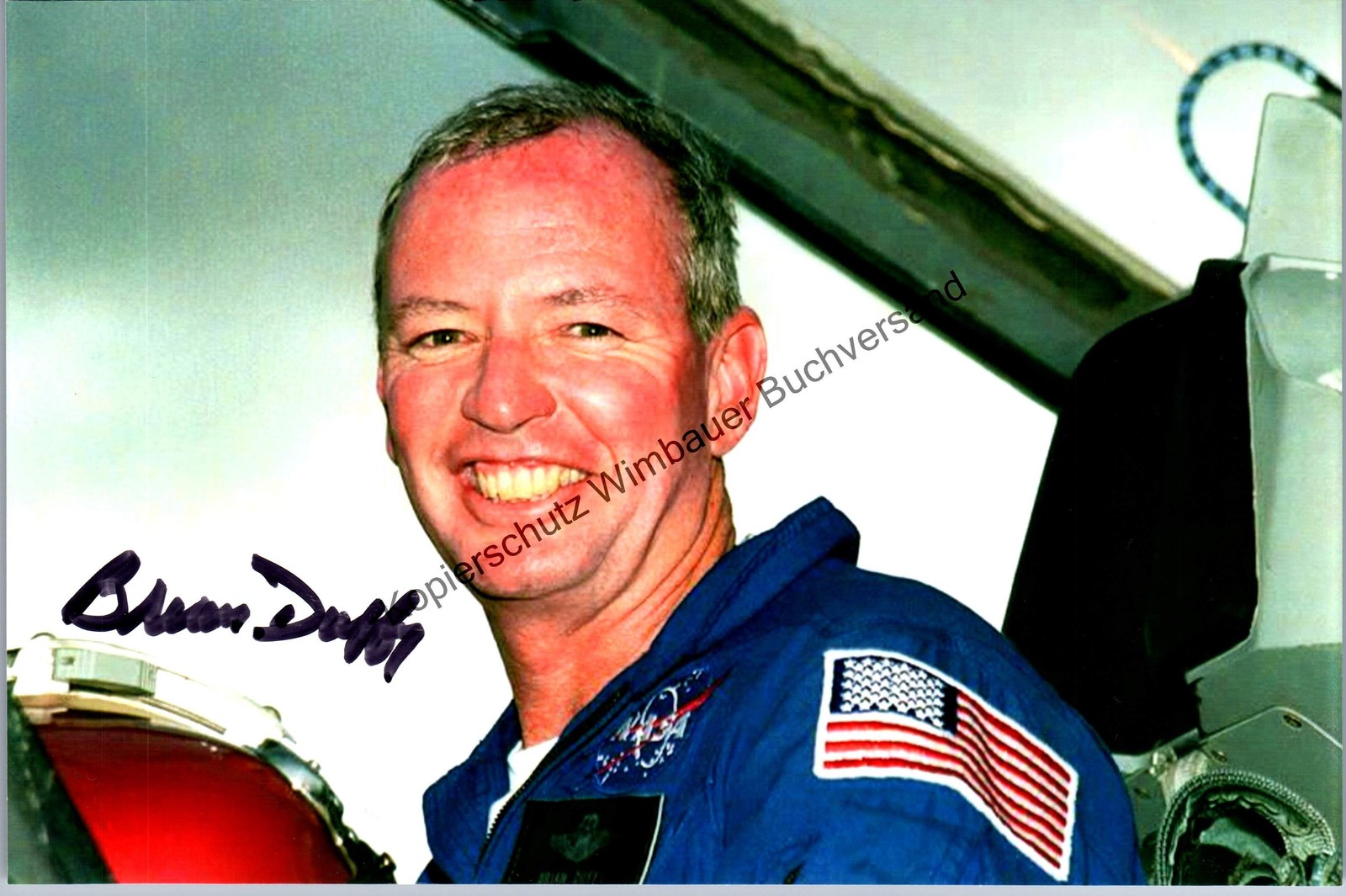 Original Autograph Brian Duffy NASA Astronaut /// Autograph Signed Sig 321460