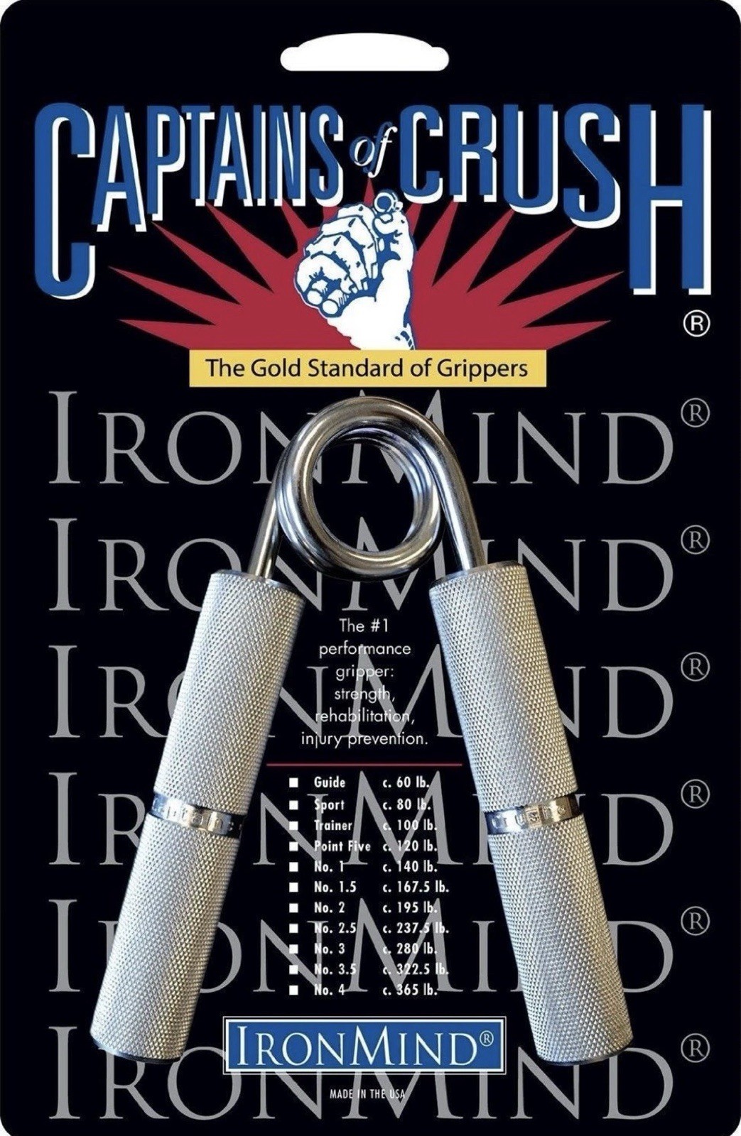 IronMind | Captains Of Crush Hand Gripper Choose ANY Strength Level | Authentic