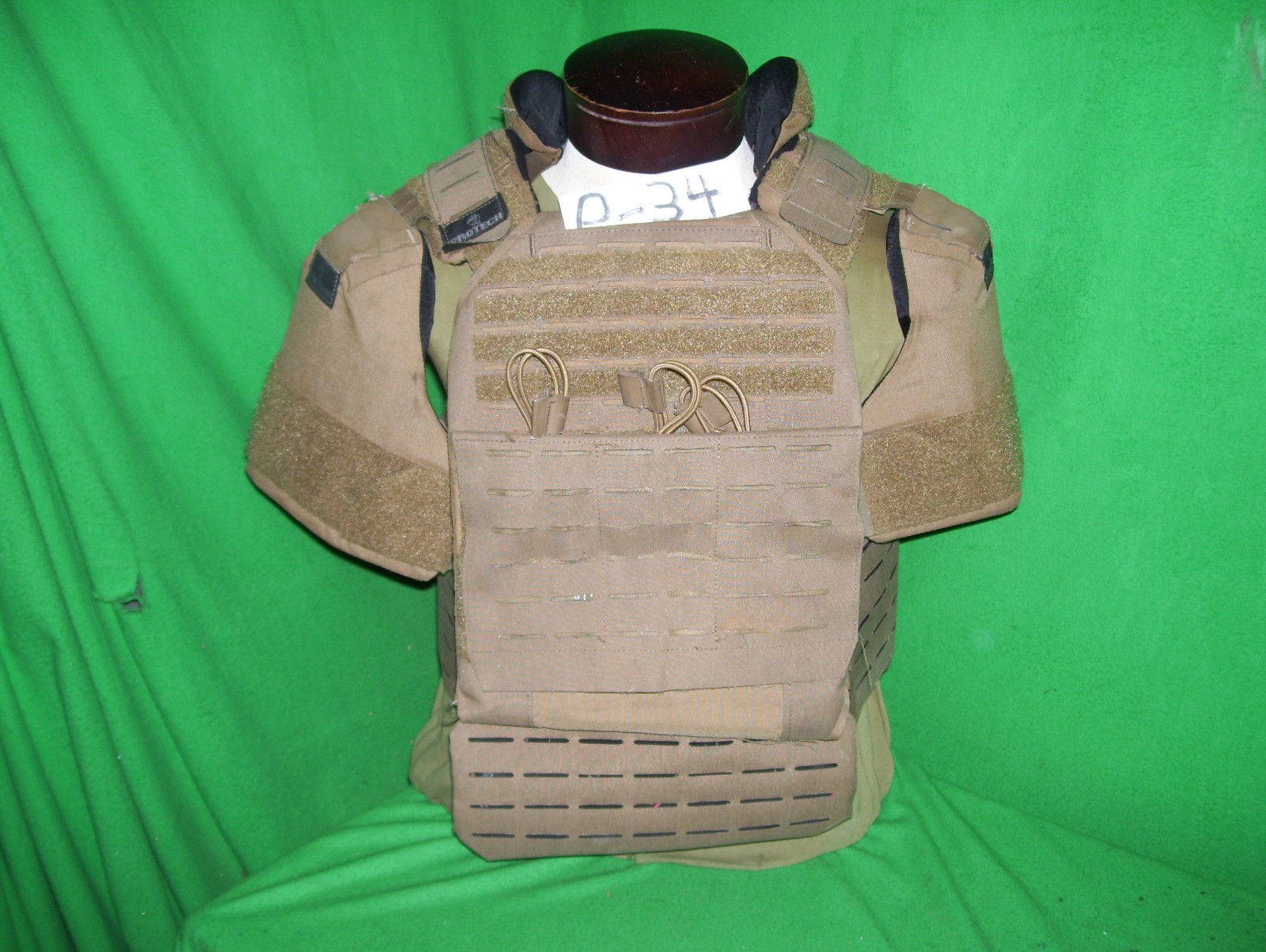 PROTECH Tactical by Safariland Bullet Proof Vest Plate Carrier NEW OLD NOS P-34