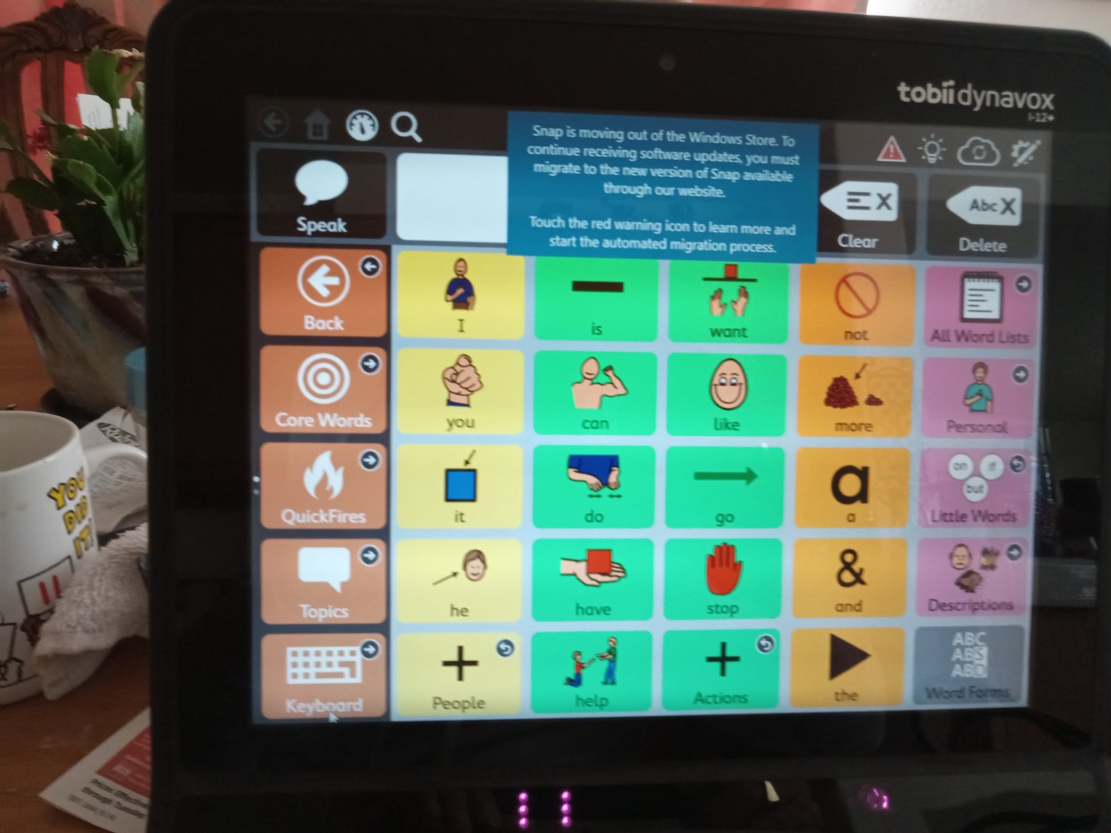 Tobii Dynavox I-12+ Plus Speech Generating Communication Device