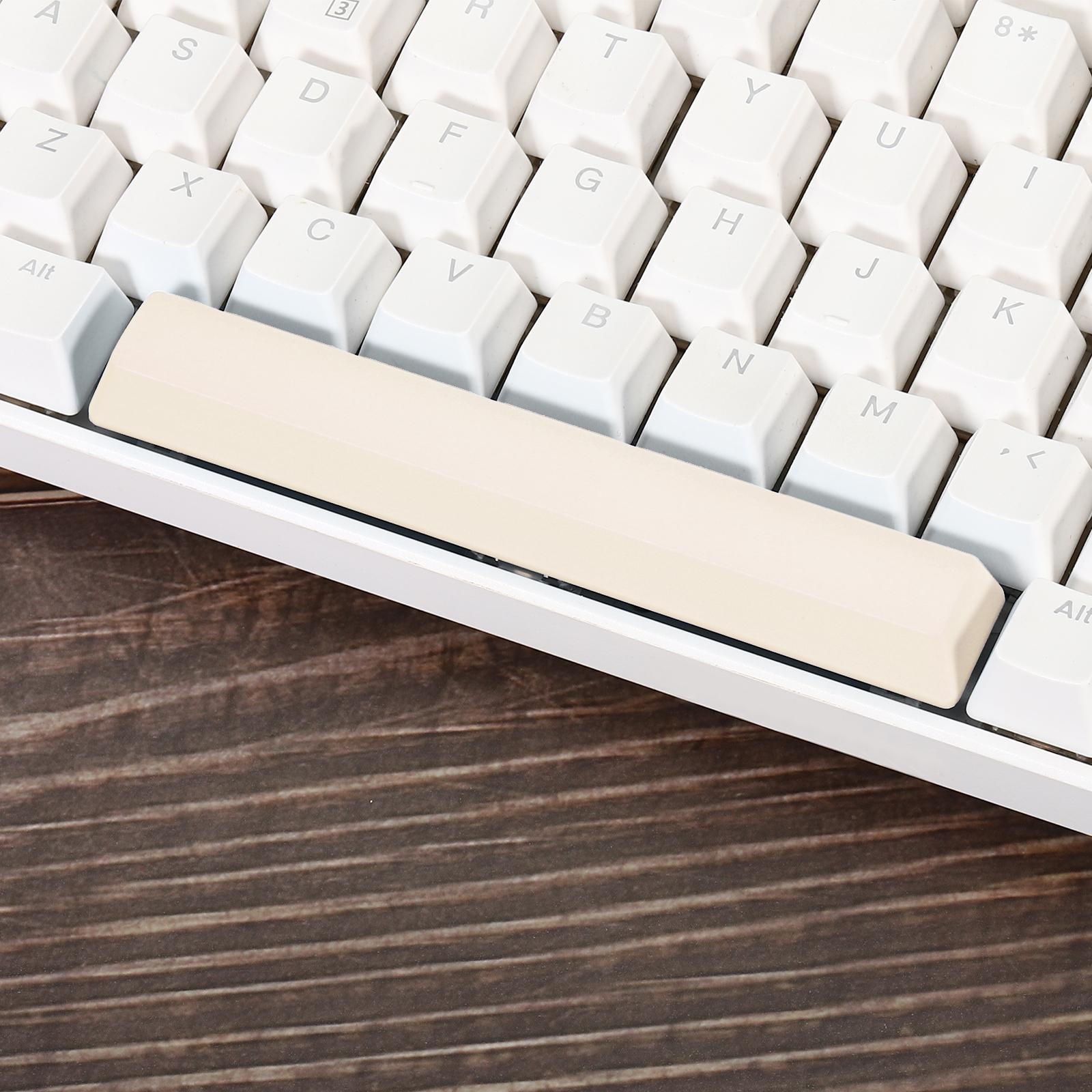 6.25u Spacebar Keycaps, MX Keyboard Replacement Universal PBT Mechanical, Beige