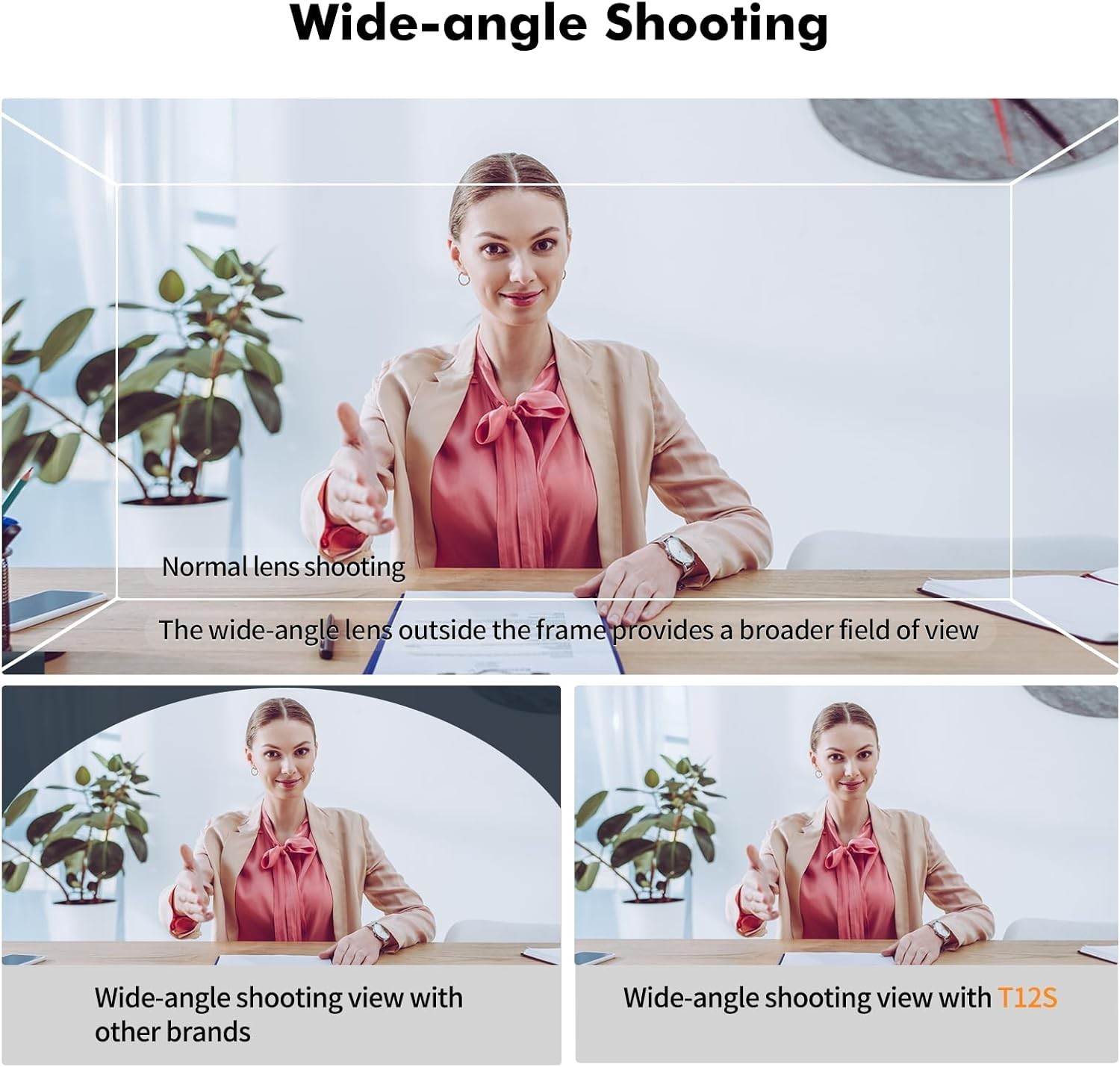 Innovative T12S Teleprompter with 12.9
