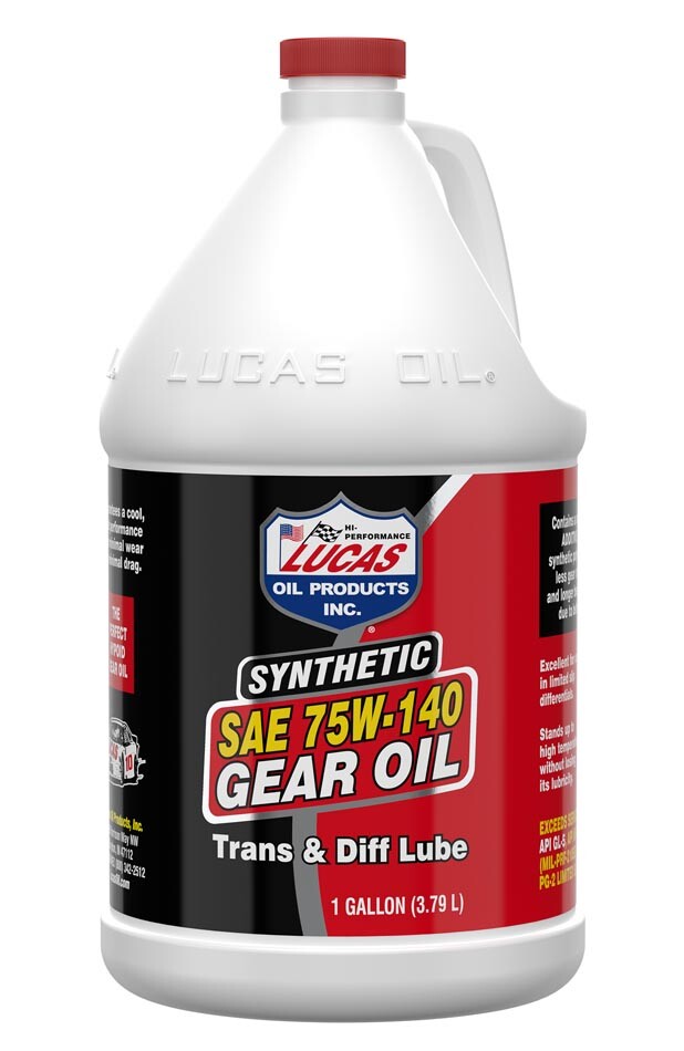 Lucas Synthetic SAE 75W-140 Gear Oil 1 Gallon