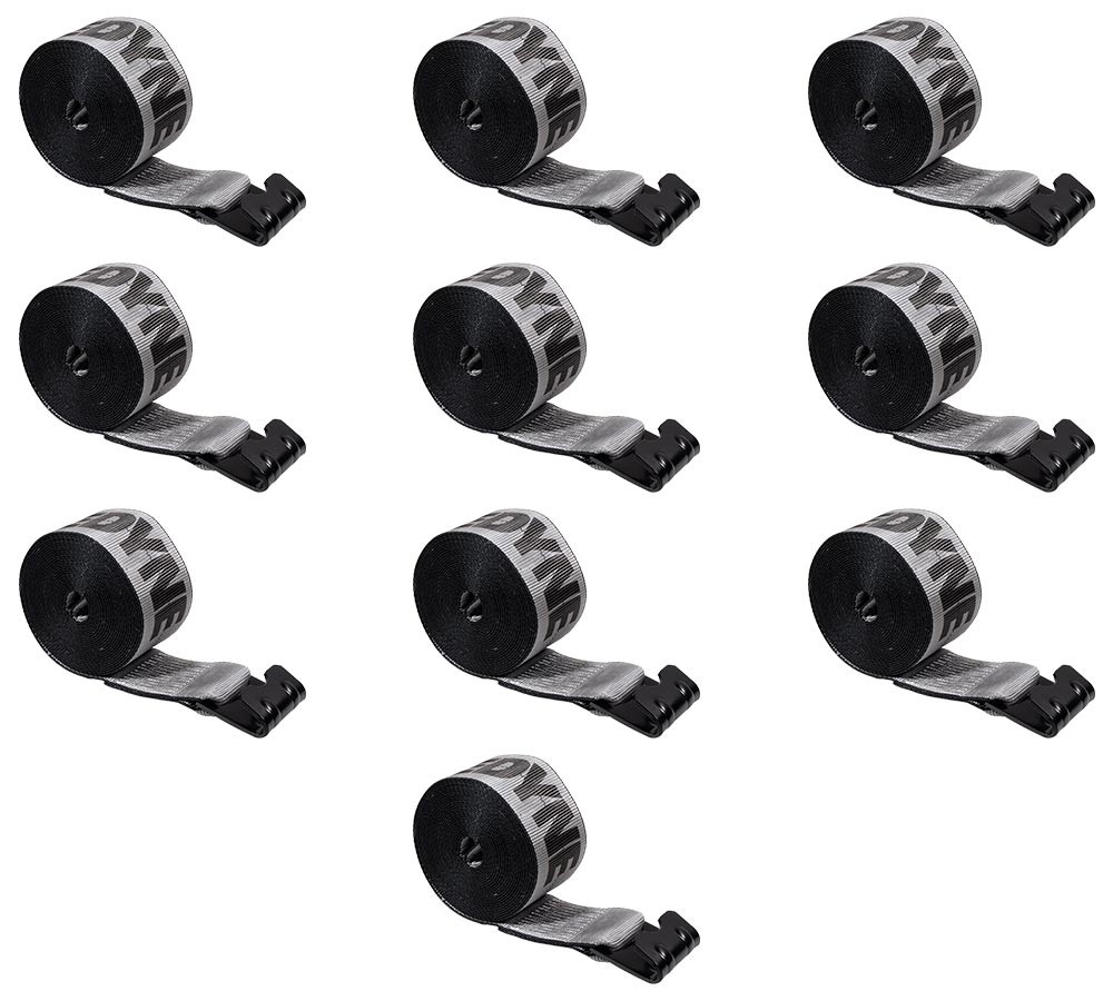 (10 Pack) Kinedyne Winch Strap 4"x30'  w/ Flat Hook Rhino Max Abrasion Resist...