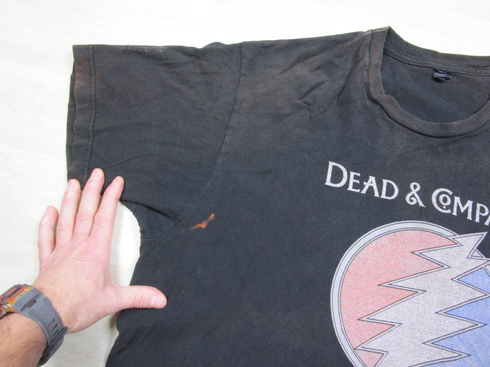Vintage Dead and Company 2015 Summer Tour T-Shirt Size (XL) Distressed Band Tee