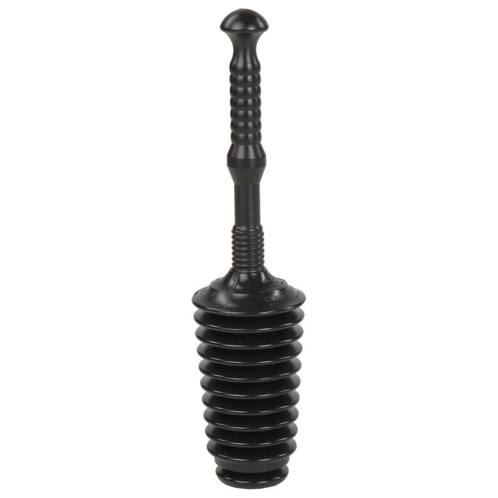 Grainger Approved 12G689 Accordion Flange Plunger,11 1/4in HandL 12G689