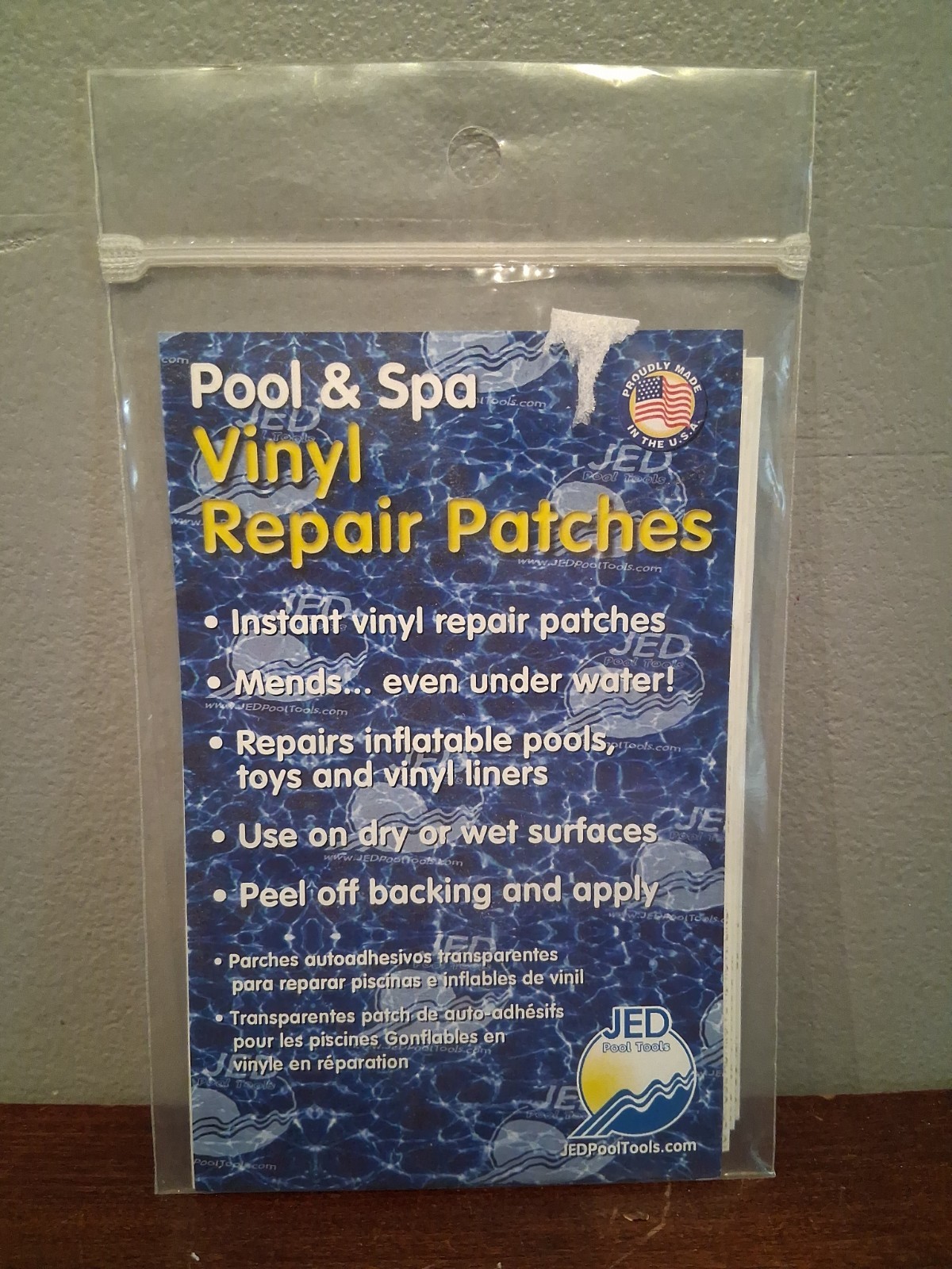 JED Pool Vinyl Peel N Patch Pool Repair Kit (6-Count) 35-240 JED Pool 35-240