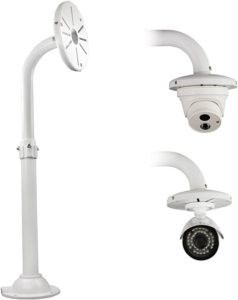 Universal J Type CCTV Camera Wall Mount Bracket 15.7-23.6in IP Dome Cam