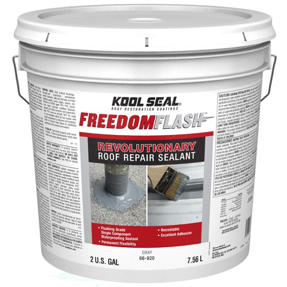 Kool Seal KS0066920-17 Freedom Flash Revolutionary Roof Repair Sealant Gray 2 ga