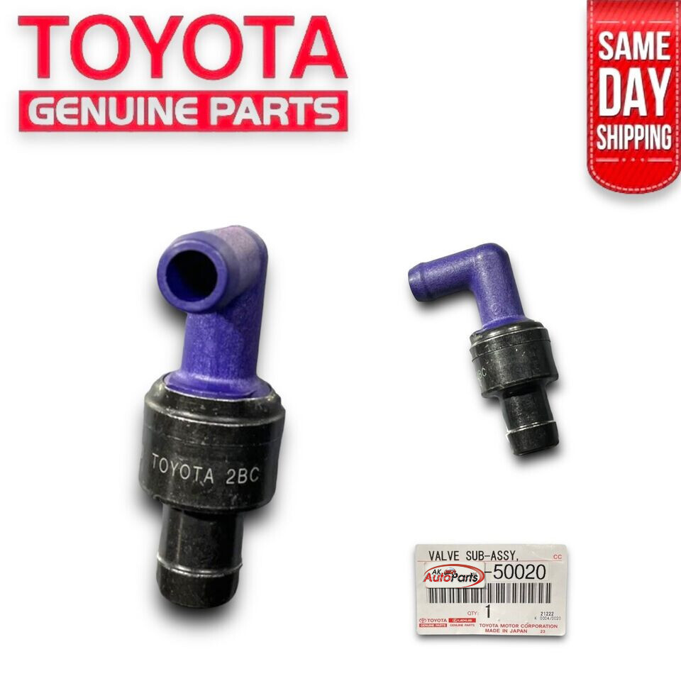 NEW 00 - 02 TOYOTA TUNDRA 4.7L V8 VENTILATION PURPLE VALVE PCV VALVE OEM