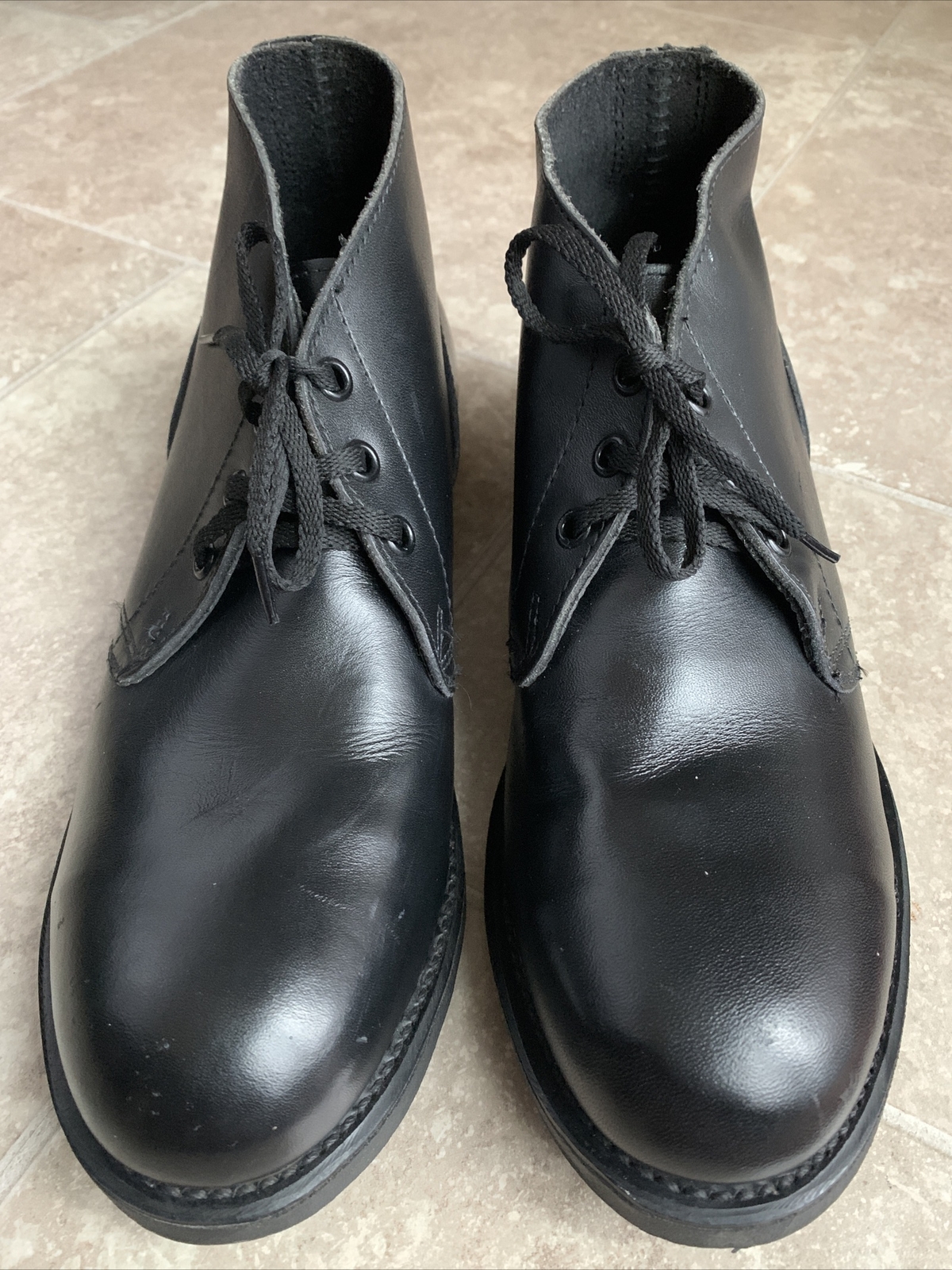 VTG’89 ADDISON SHOE CO 93616 Steel Toe Ankle Leather Boots Men’s Sz 5.5 R Wo’s 7