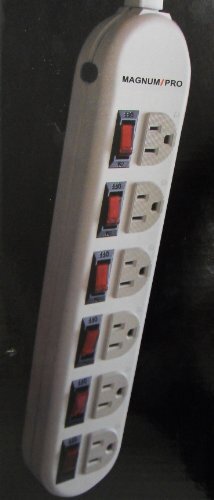 MAGNUM PS200 6 Outlet Surge Protector With 90 Joules
