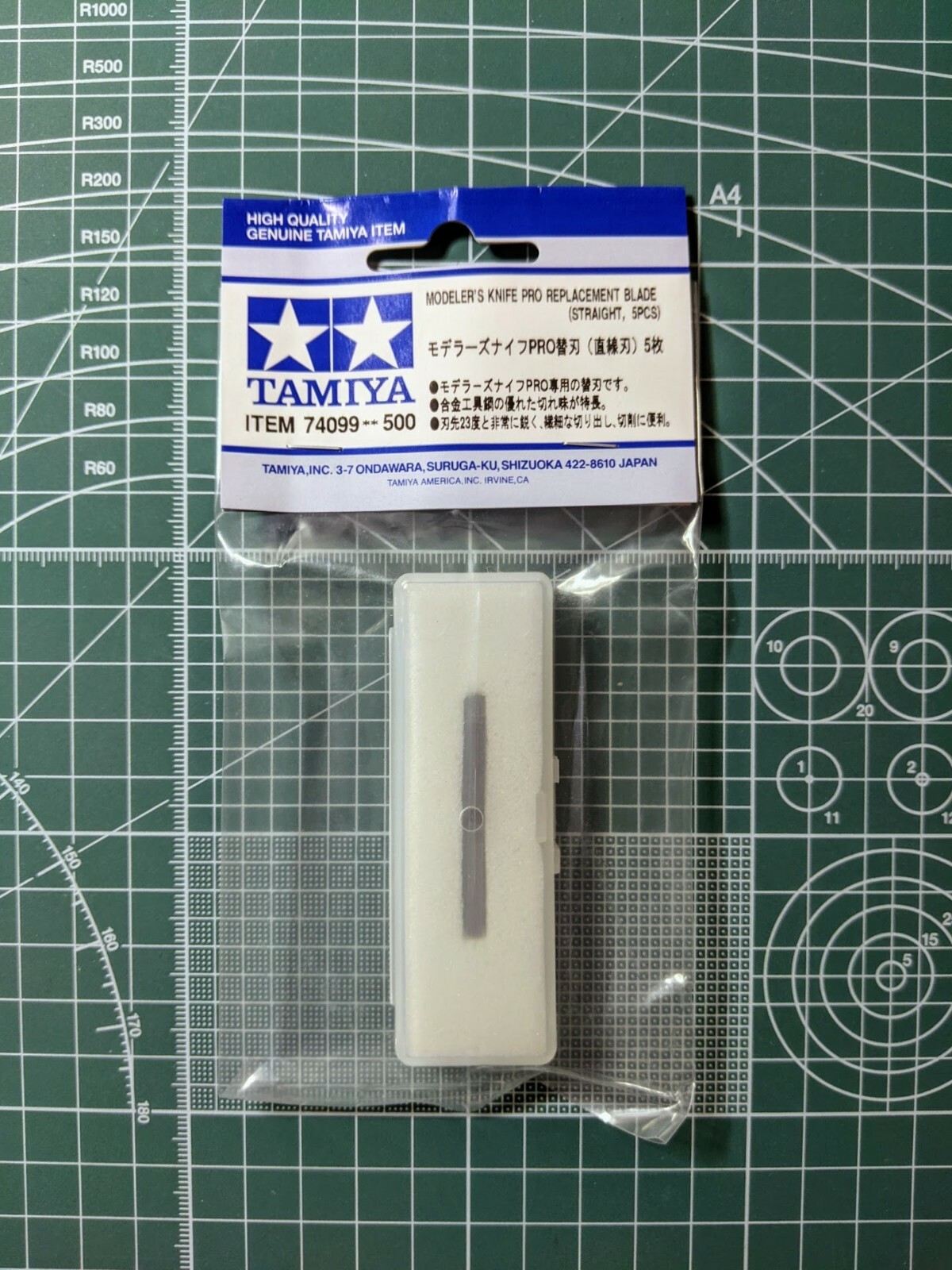 Tamiya Modeler's Knife PRO Replacement Blade (Straight, 5pcs) 74099
