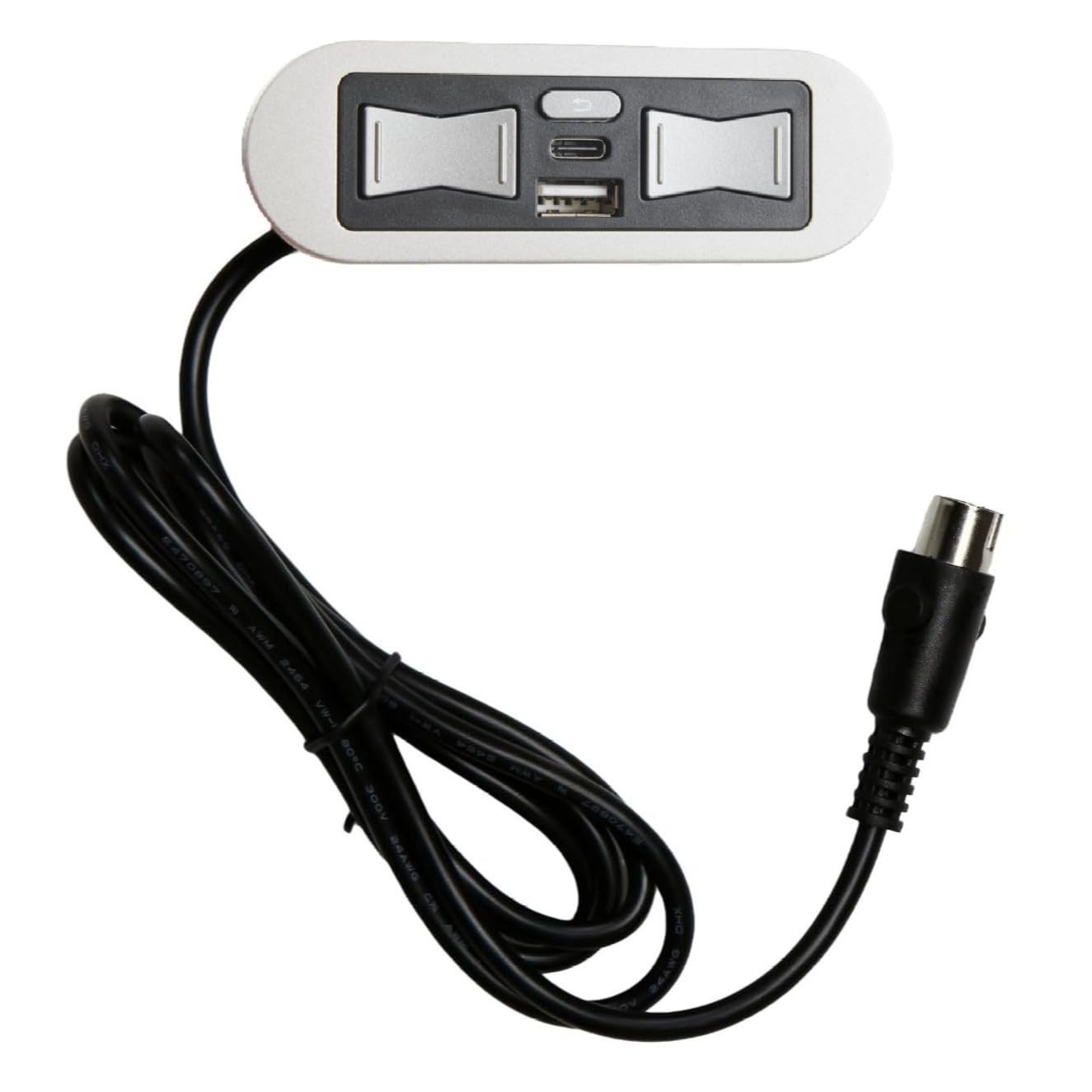 5 Button 5 Pin Power Recliner Switch with USB A and C Charge Port Built-in Co...
