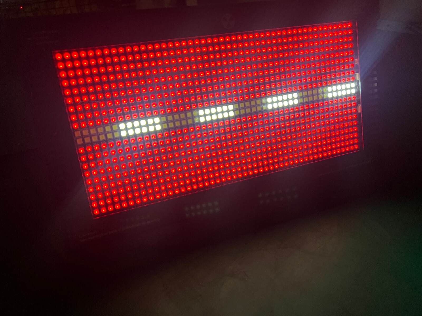 US Atomic 1000W strobeFull Color LED Strobe Lights Bar 8+8 Flash Strobo Lights