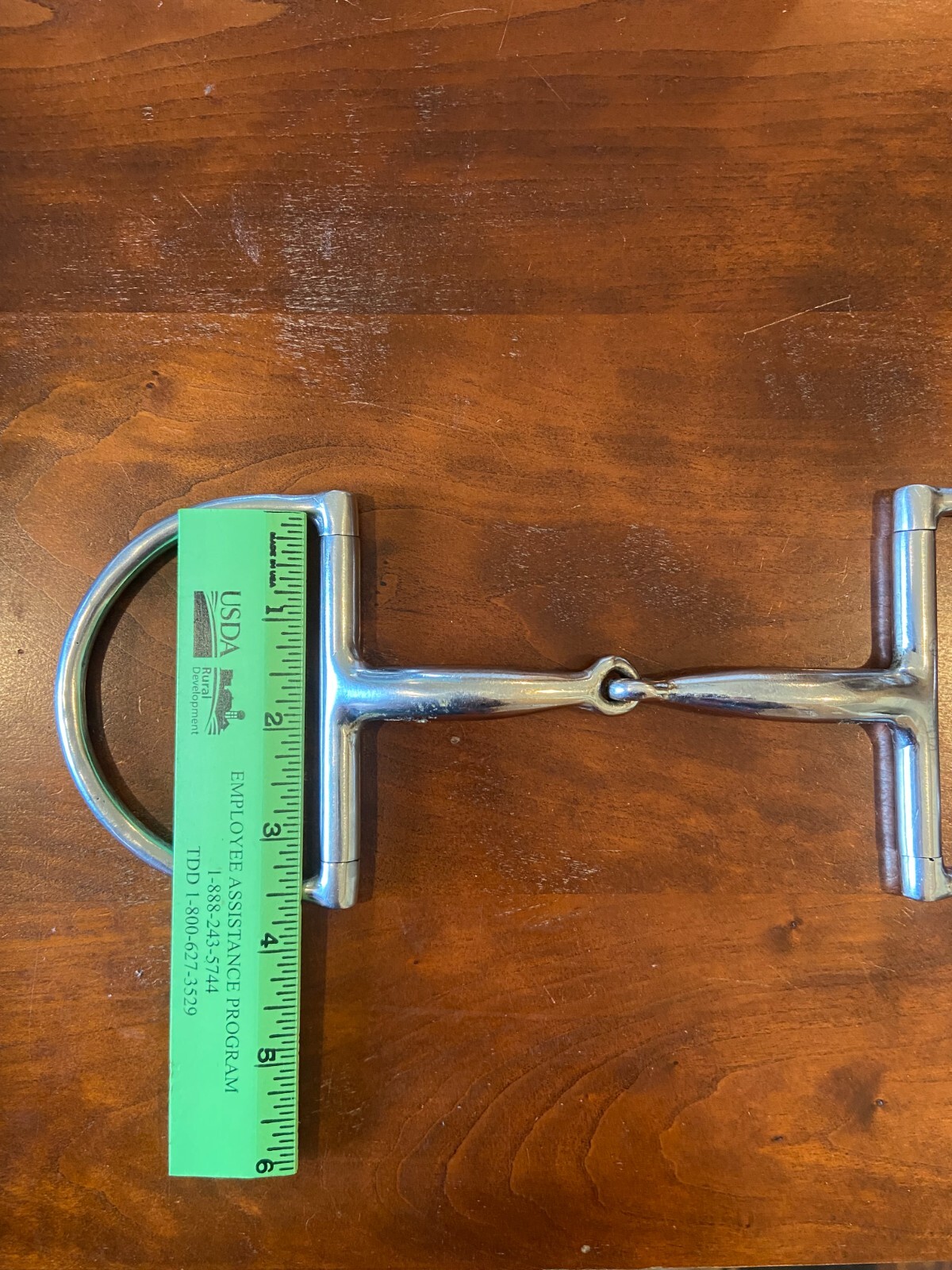 KORSTEEL D-Ring Snaffle Bit - Stainless Steel - 5"