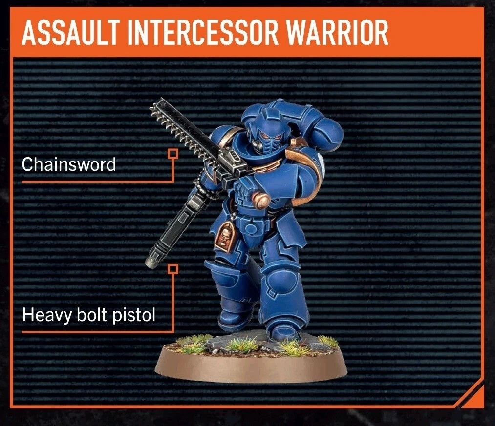 Assault Intercessor Kill Team Starter Set Space Marines Heroes Warhammer 40K