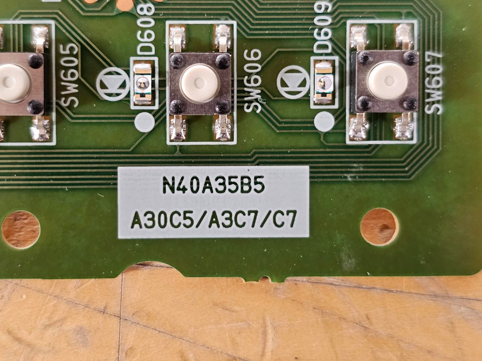 Casio Panel Board Assembly M920-CNA1 for Casio Digital Pianos Part 10433563