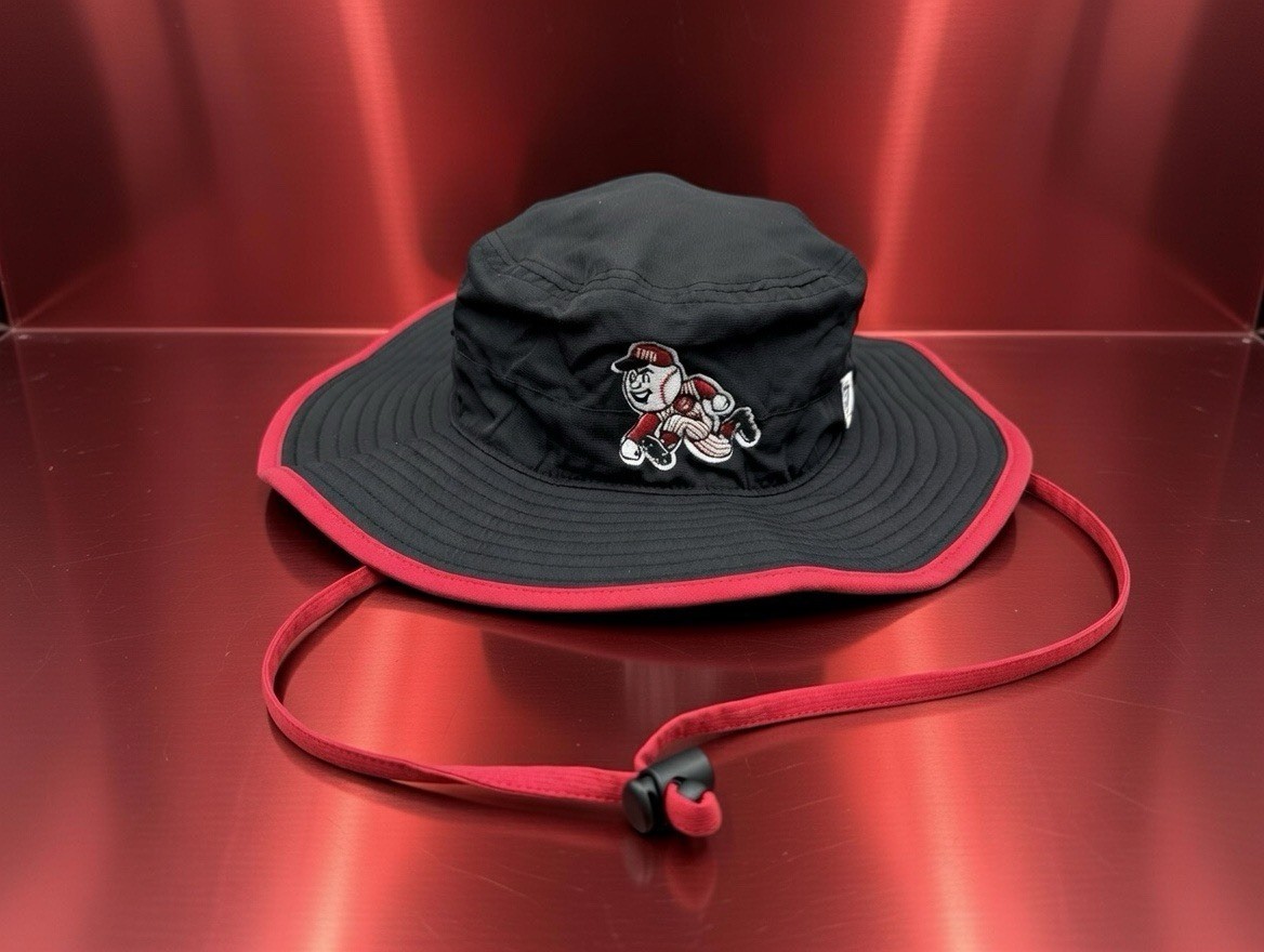 TKR (TKRecruiting) Cincinnati Reds  Baseball Boonie Bucket Sun Hat - The Game
