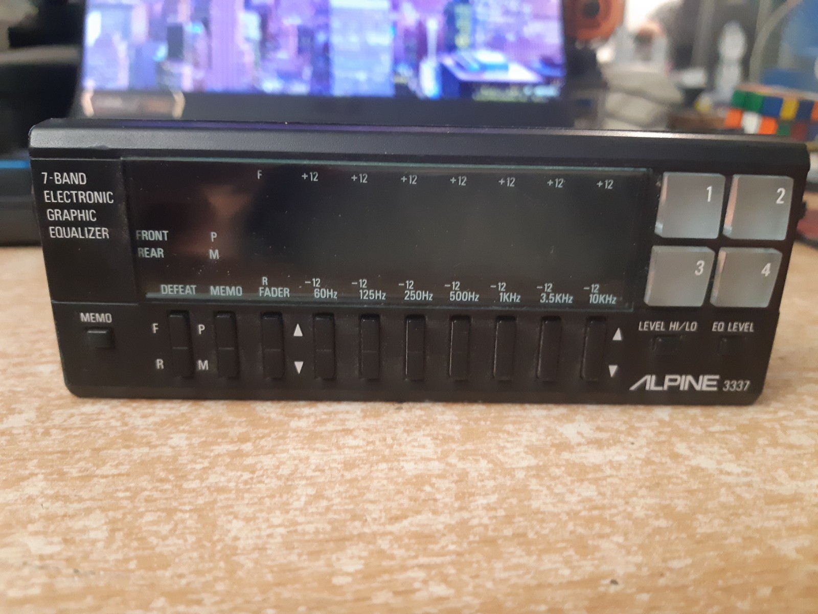 VINTAGE Alpine 3337 Graphic Equalizer - Flawless Mint Condition - Old School JDM
