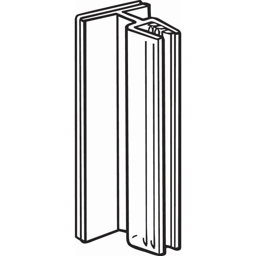 Kost Klip Clear Plastic Sign Holder With Magnetic Base - 3"L
