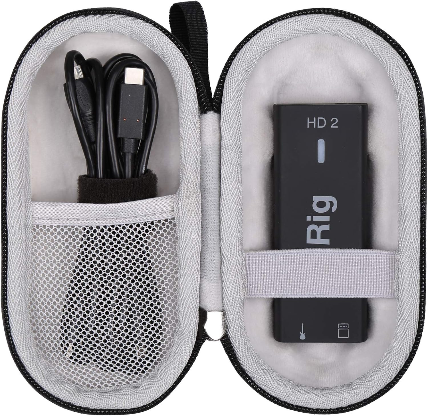 Hard Storage Carrying Case for IK Multimedia Irig HD 2 Digital Guitar Interface